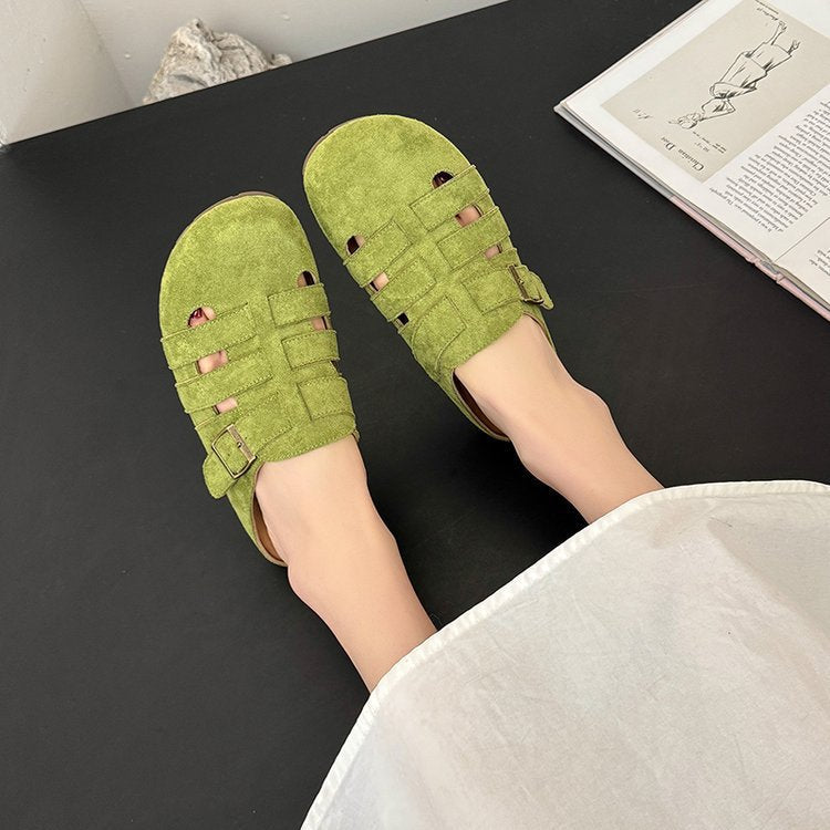 Damen Clogs mit modischem Riemendesign und weichem Innenfutter R&B