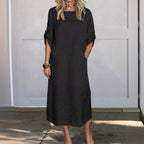 Damen Leichte Sommerkleid R&B