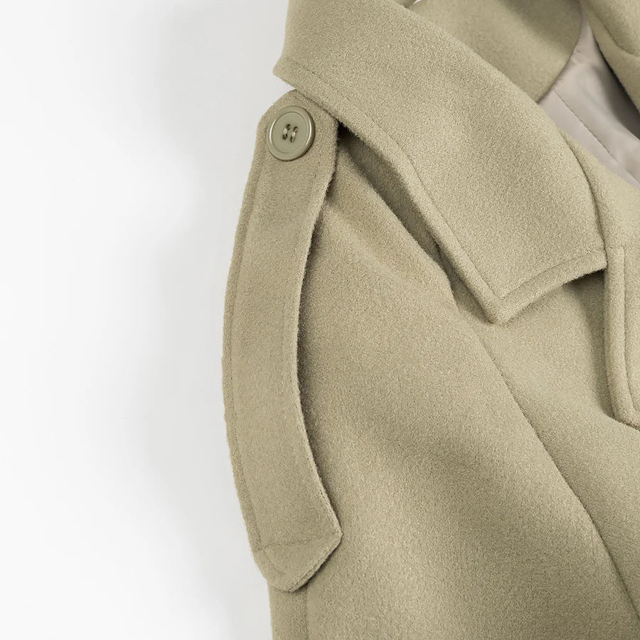 Damen Trenchcoat mit doppelter Knopfleiste und praktischem Gürtel R&B