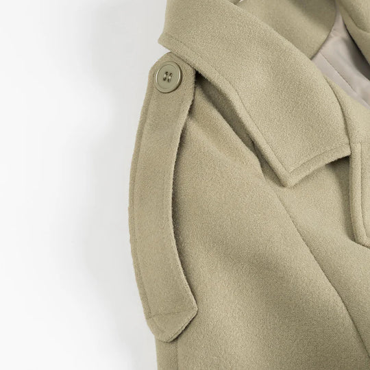 Damen Trenchcoat mit doppelter Knopfleiste und praktischem Gürtel R&B