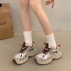 Damen Sportliche Lauf-Sneaker mit atmungsaktiver Mesh-Oberfläche und dämpfender Sohle