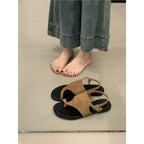 Damen komfortable Zehentrenner-Sandalen mit elegantem Design R&B