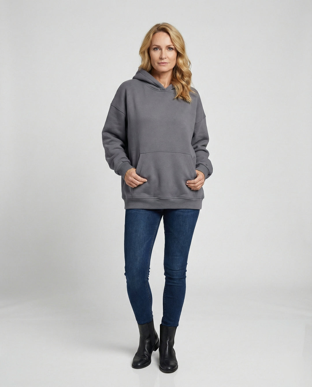 Damen Hoodie oversized Freizeit