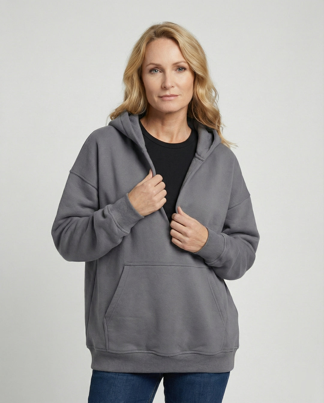 Damen Hoodie oversized Freizeit
