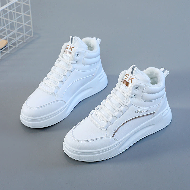 Damen Warmgefütterte High-Top Sneakers R&B