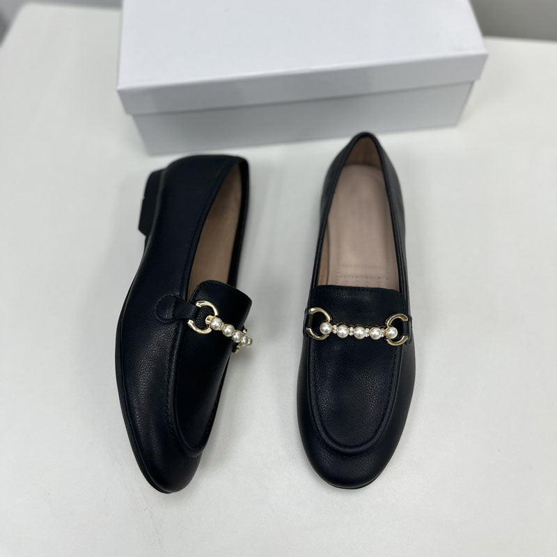 Damen Mokassins mit elegantem Perlen-Akzent R&B
