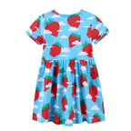 Mädchen Sommerkleid mit fröhlichem Erdbeer-Print R&B