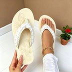 Damen Komfortable Zehentrenner Sandalen R&B