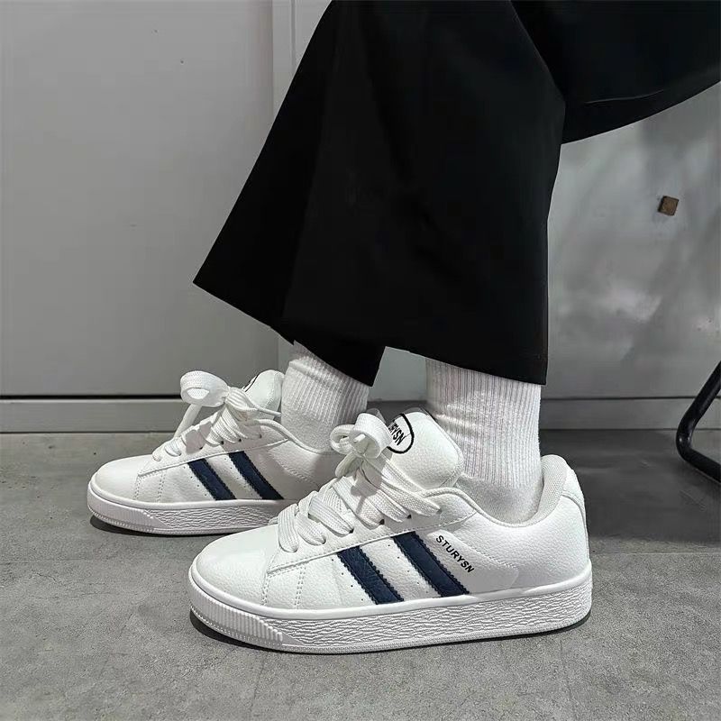 Damen modische Sneakers mit flacher Sohle und atmungsaktive Oberfläche