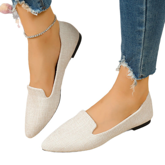 Damen modische Ballerinas mit elegantem spitzem Design R&B