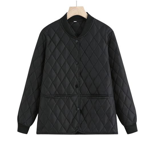 Damen gesteppte Übergangsjacke mit praktischen Taschen und modernem Schnitt R&B