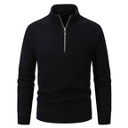 Herren Pulli mit modernem Reißverschluss und Raglanärmeln R&B