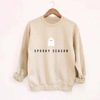 Damen Sweatshirt mit lässigem Gruselmotiv und weichem Innenfleece