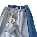 Herren lässige Sweatpants mit verstellbarem Bund und seitlichen Eingrifftaschen