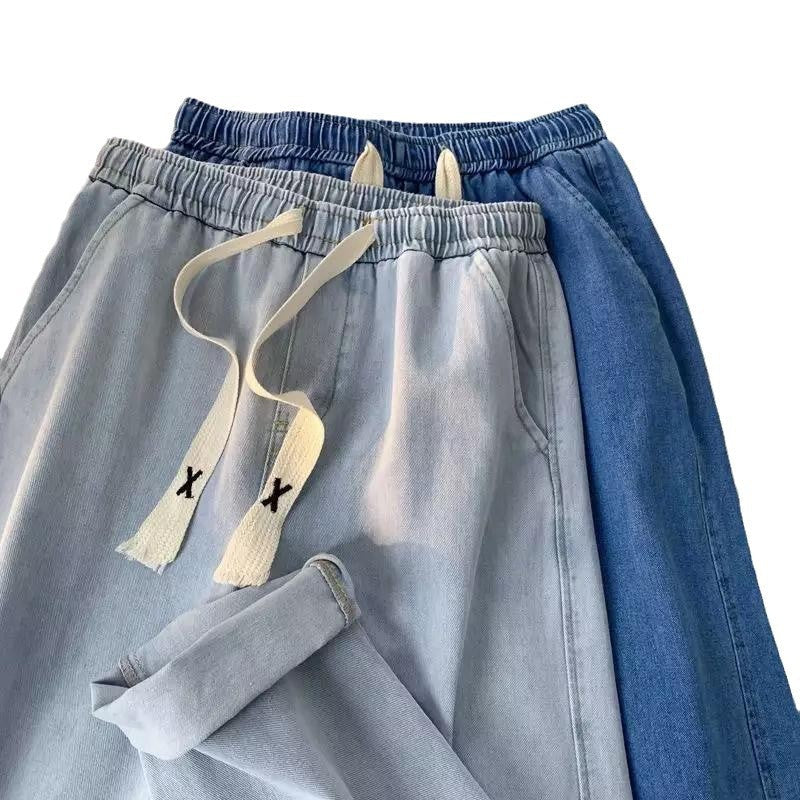 Herren lässige Sweatpants mit verstellbarem Bund und seitlichen Eingrifftaschen