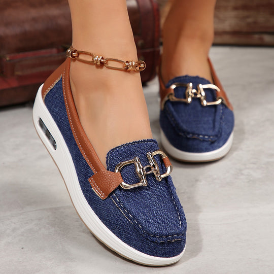 Damen Slip-On Sneaker mit modischem Metallakzent R&B