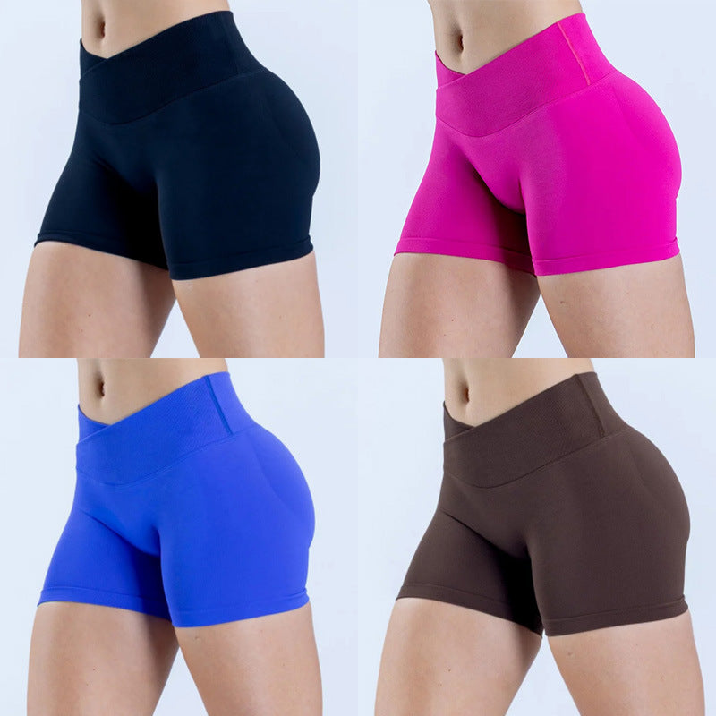 Damen Sportliche Shorts mit hohem Bund und figurformendem Schnitt R&B