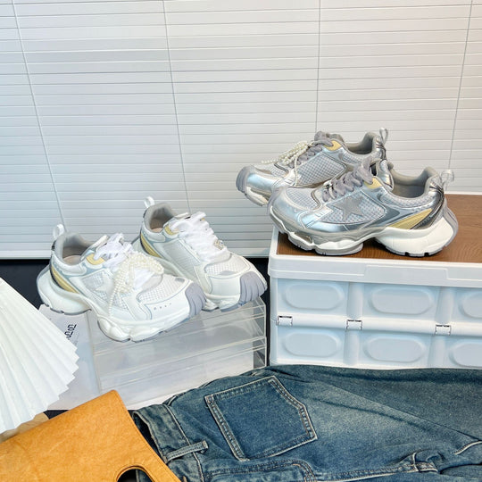 Damen Sportliche Sneakers mit atmungsaktivem Mesh und innovativem Dämpfungssystem R&B