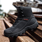 Herren strapazierfähige High-Top Outdoor-Schuhe mit rutschfester Sohle R&B
