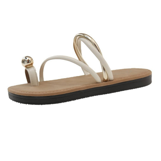 Damen elegante Riemensandalen mit zierlichen Akzenten R&B