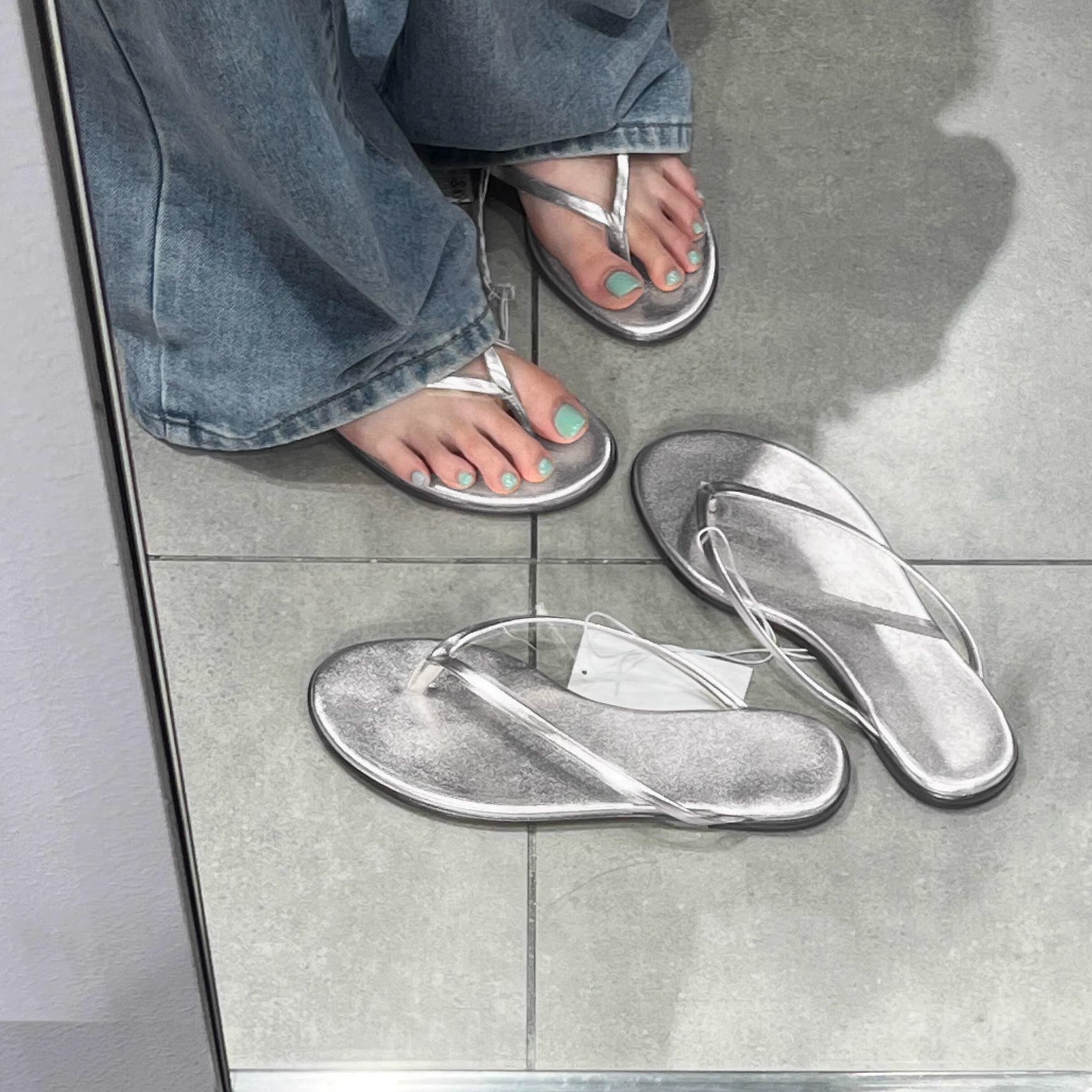 Damen Komfortable Flip-Flops R&B