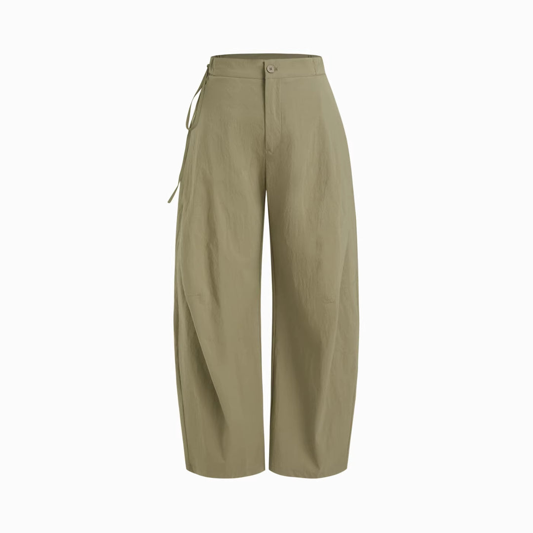 Damen lässige Culotte-Hose mit elastischem Bund und praktischen Seitentaschen R&B