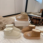 Damen bequeme Winterboots mit ergonomischem Innenfutter und rutschfester Sohle R&B