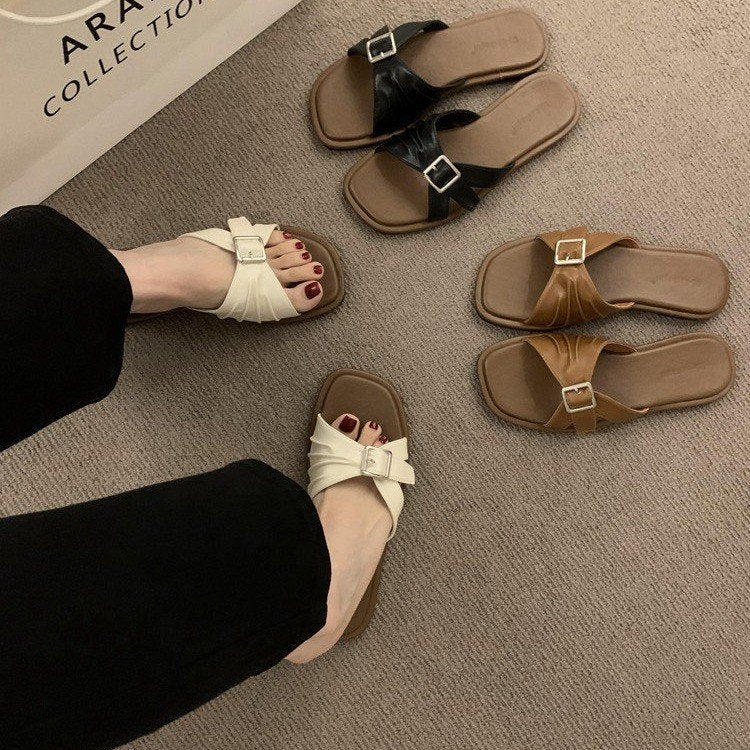 Damen modische Sandalen mit verstellbarem Riemen und ergonomischer Fußbettgestaltung R&B