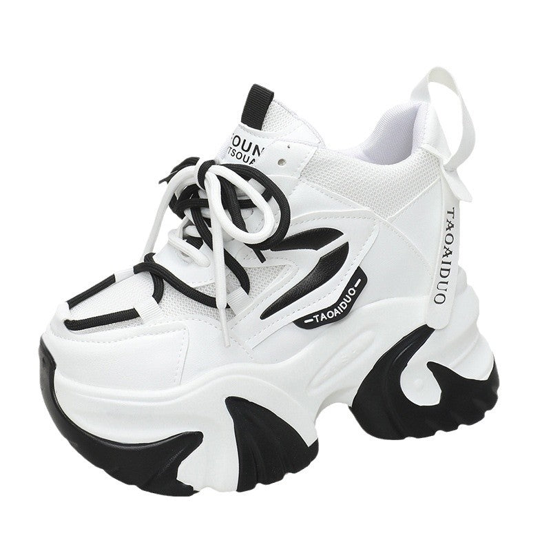 Damen nan klobige Plateau-Sneaker mit skulpturaler Profilsohle R&B