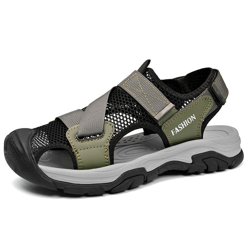 Damen Bequeme und atmungsaktive Outdoor-Sandalen mit rutschfester Sohle R&B