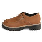 Damen Modische Mokassins mit bequemer Sohle und schnallenverziertem Design R&B