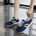 Damen Sportliche Sneakers mit modischen Metallic-Akzenten R&B
