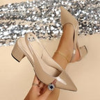 Damen Elegante Slingback-Pumps mit funkelndem Dekor R&B