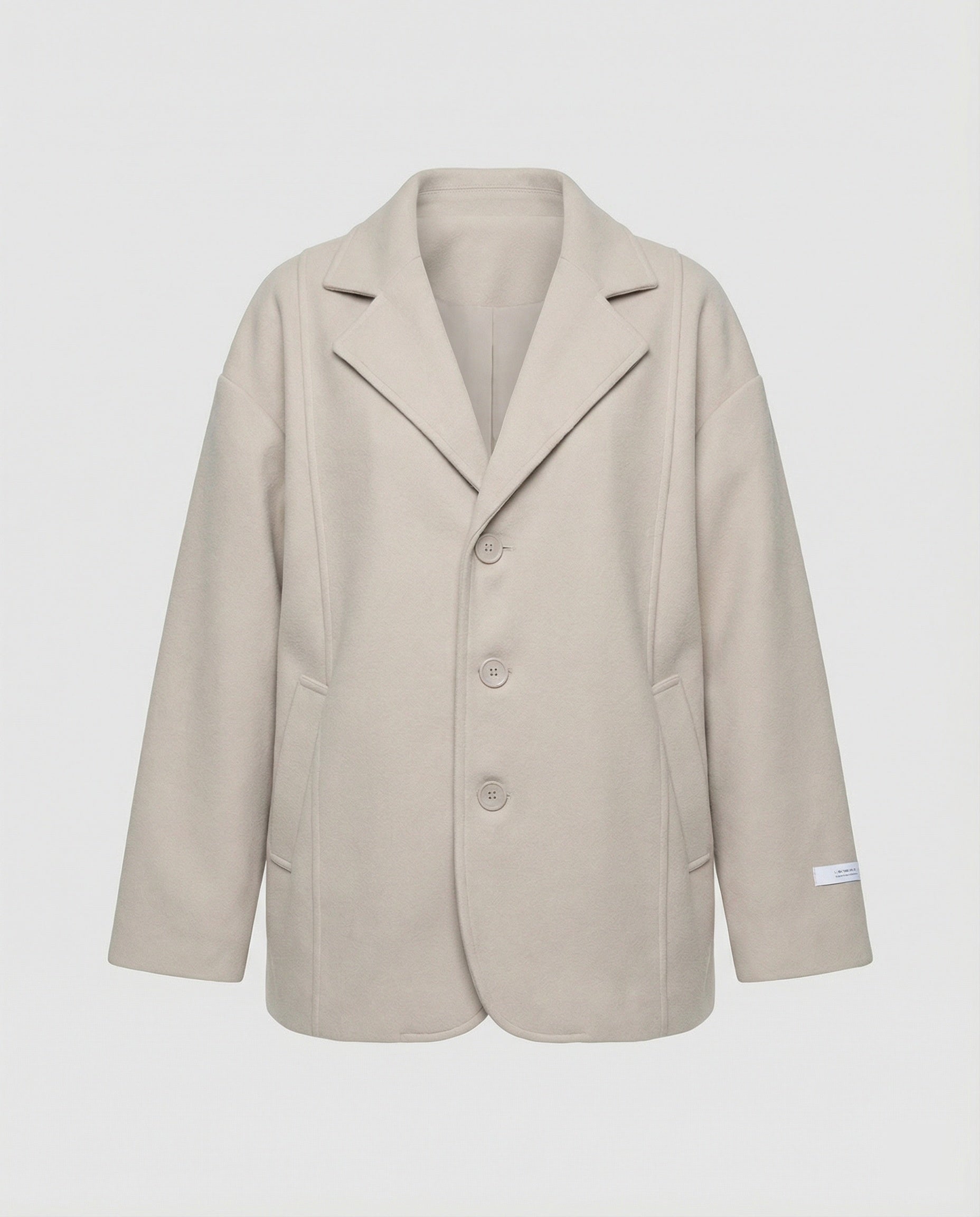 Damen weiße strickjacke weit geschnittener Strickcardigan mit Knopfleiste und Eingriffstaschen R&B