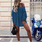 Damen Oversized Strickpullover im lässigen Design R&B