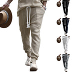 Herren gestricktes Freizeit-set mit elastischem Bund und lässigem Design R&B