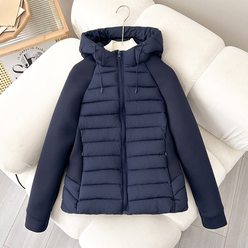 Damen Isolierte Steppjacke mit Kapuze und sportlichem Schnitt R&B