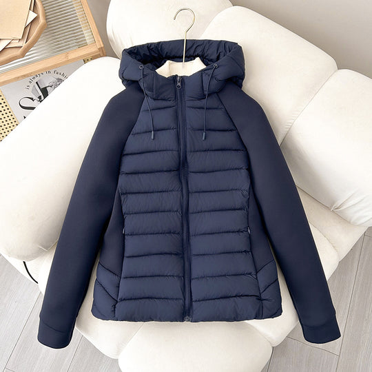 Damen Isolierte Steppjacke mit Kapuze und sportlichem Schnitt R&B