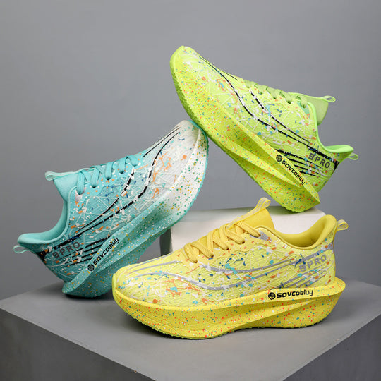 Damen High-Performance Laufschuhe mit atmungsaktiver Obermaterialstruktur und dämpfender Sohle R&B