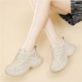 Damen Sportliche Chunky Sneakers mit gepolsterter Sohle und atmungsaktivem Obermaterial R&B