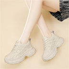 Damen Sportliche Chunky Sneakers mit gepolsterter Sohle und atmungsaktivem Obermaterial R&B