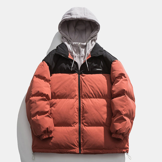 Herren Winterjacke mit abnehmbarer Kapuze und wärmeisolierender Fütterung R&B