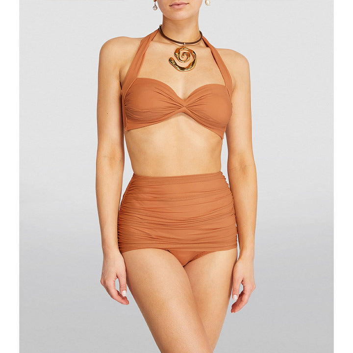 Damen Badeoutfit mit asymmetrischem Design R&B