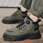 Damen Modische Hochsocken Sneakers mit robustem Sohlenprofil
