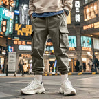 Herren Cargo-Jogginghose mit praktischen Taschen und elastischem Bund R&B