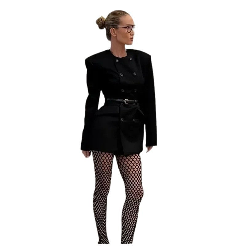 Damen Eleganter Tailored Blazer mit schickem Doppelkknopfverschluss R&B