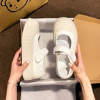 Damen Sneakers mit verstellbarem Riemen und dämpfender Laufsohle R&B