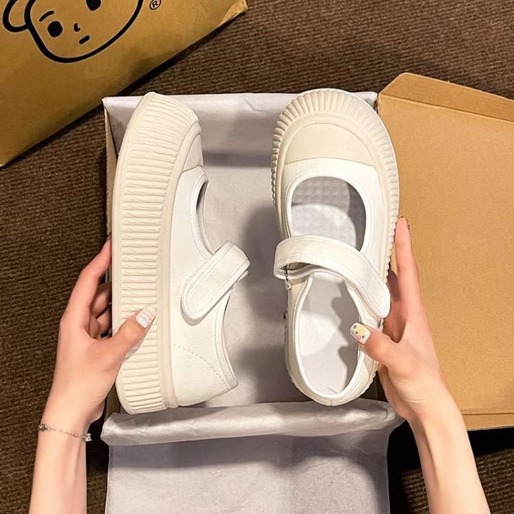 Damen Sneakers mit verstellbarem Riemen und dämpfender Laufsohle R&B