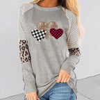 Damen Langarmshirt mit herzigen Motiven und trendigen Mustern R&B