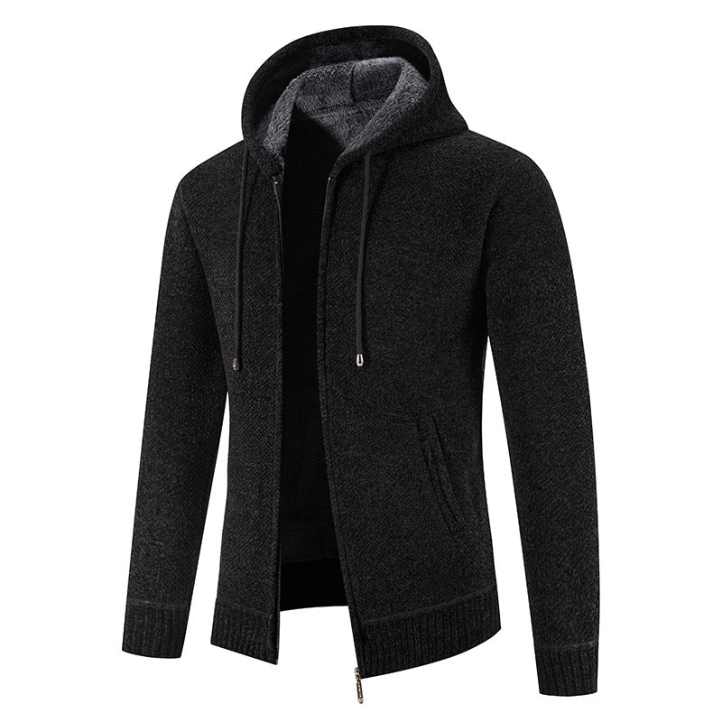 Herren Kapuzenjacke mit weichem Innenfutter und innovativem Design R&B